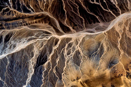 Thunderstorm over the desert