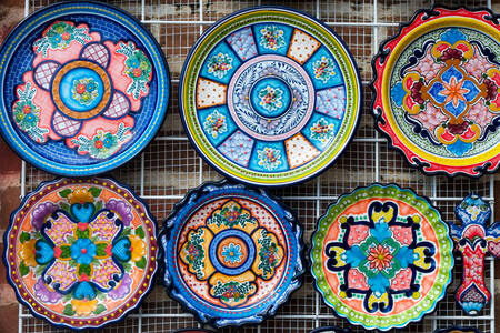 Mexicansk farverig keramik