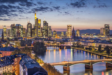 Frankfurt am Main at Night
